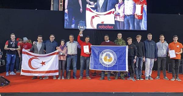 EMU IEEE Robotics Team Wins The “Robotex International” Competition